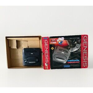 Sega Genesis Model 2 Console W/Original Box + Manual -NOT WORKING -For Parts